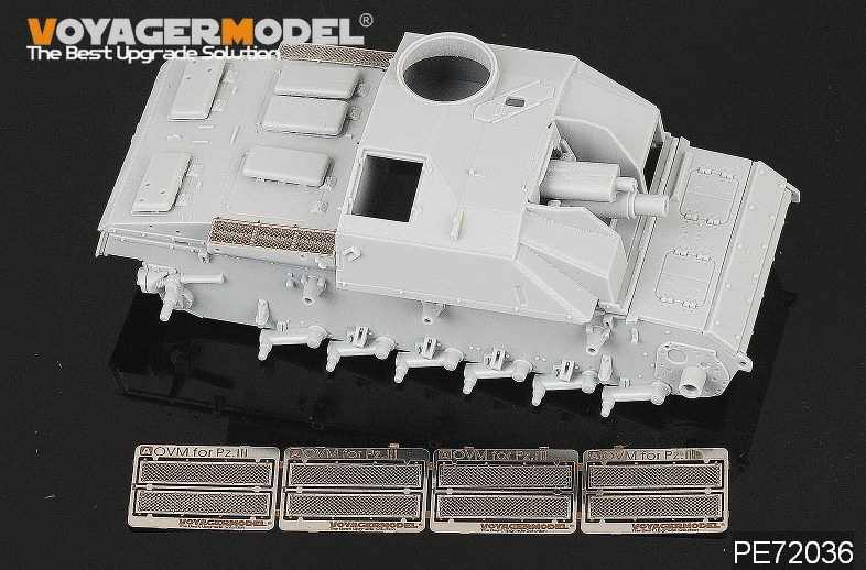 1:72 Фототравление WWII German Pz.Kpfw.III Grills - PE72036