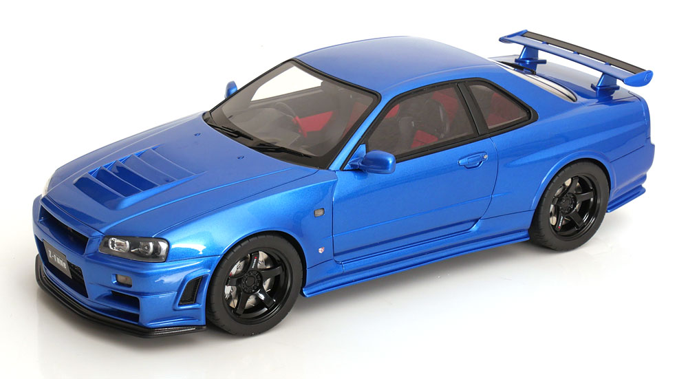 1:12 NISSAN Nismo GT-R R34 Z-Tune (2005), blue metallic - G082