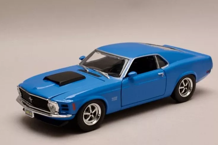 1:24 FORD Mustang Boss 429 (1970), blue - 73303BLUE