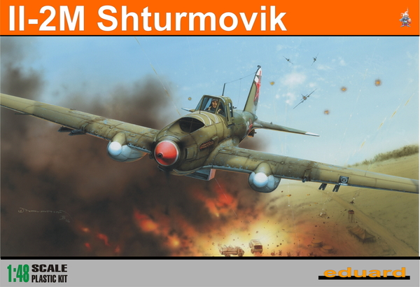 1:48 (Уценка!) Сборная модель IL-2M Shturmovik - 8165-Z1