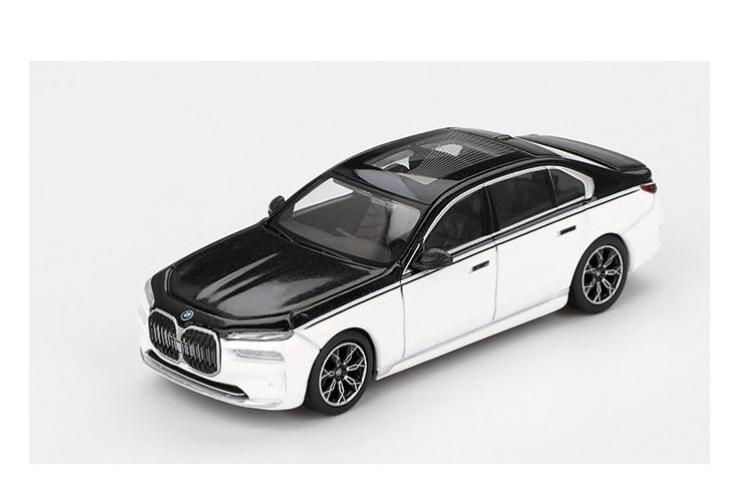 1:64 BMW i7 xDrive60 LHD (2023), black/white - MGT00959-L