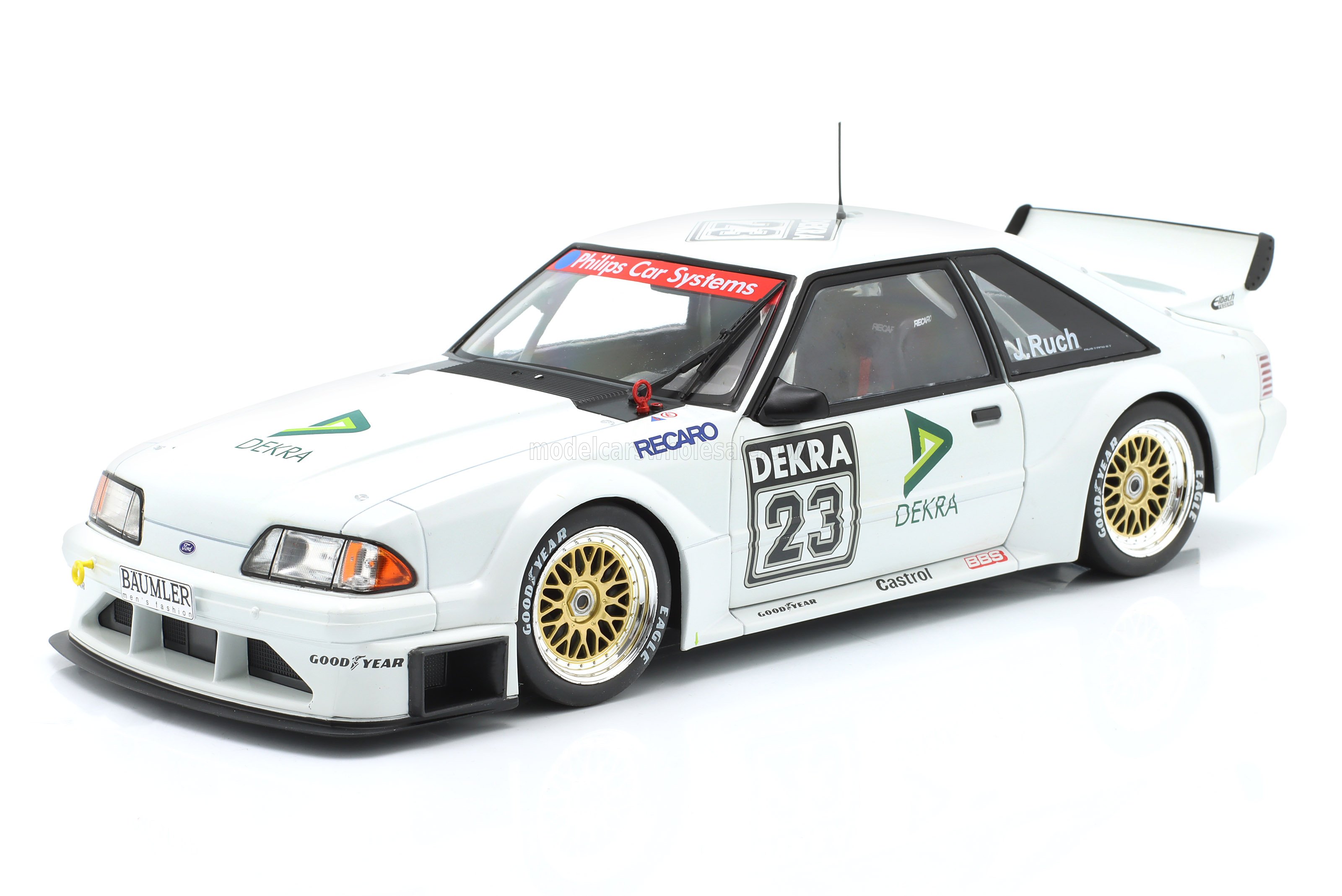1:18 FORD Mustang 5.0 N 23 Dtm Season {1994} Jurgen Ruch, White - W1802403