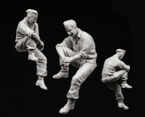 1:35 Сборная модель Фигура Panzer Crewman - 3173