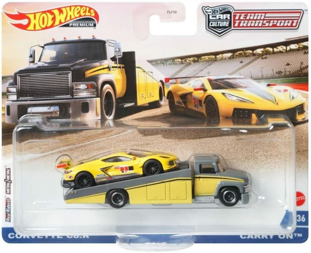 1:64 CORVETTE C8.R TEAM TRANSPORT - 906363