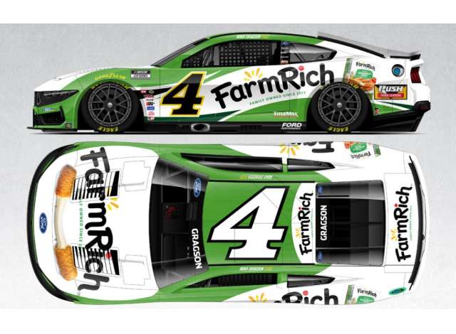 1:64 Ford Mustang #4 Noah Gragson *Farm Rich*, green/white 2025 - CX42561FRMNG