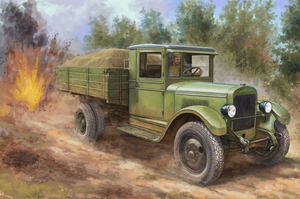 1:35 Сборная модель Автомобиль Russian ЗИS-5 Truck - 83885