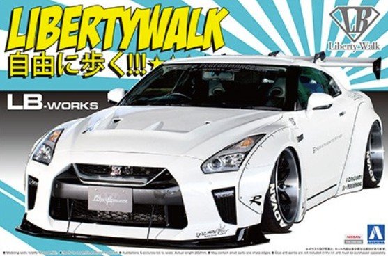 1:24 Сборная модель LB WORKS R35 GT-R VERSION 1.5 - 05590