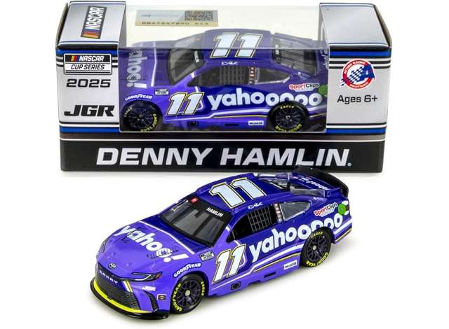 1:64 Toyota Camry #11 Denny Hamlin *Yahoo!*, purple/white 2025 - C112565YAHDH