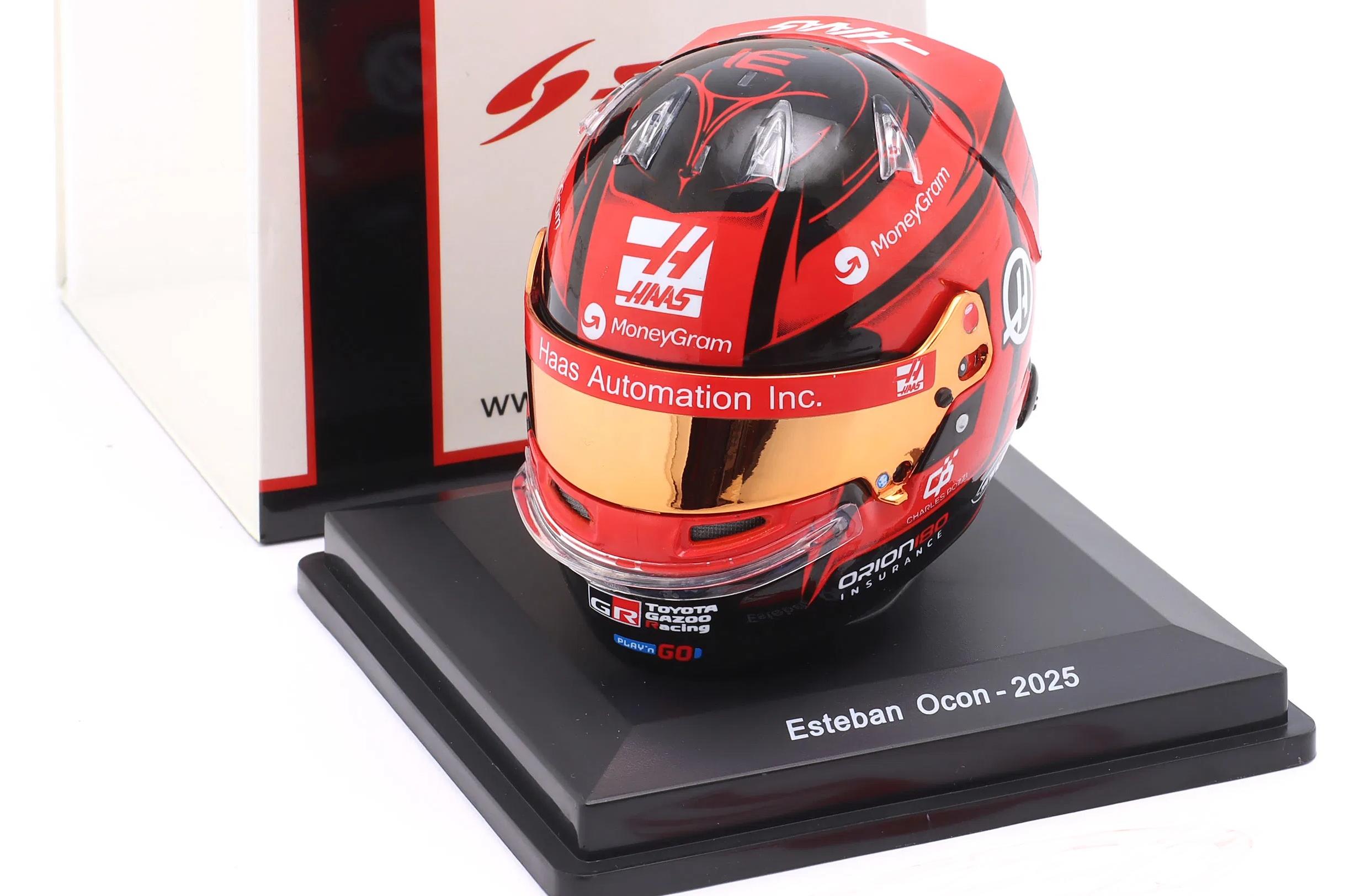 1:5 MINI HELMET Esteban Ocon #31 MoneyGram Haas F1 Team Formula 1 (2025) - 5HF184
