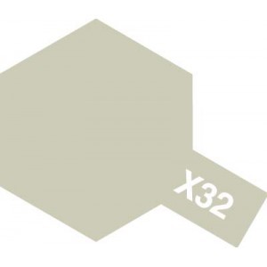 X-32 Titanium Silver (краска эмалевая, титан серебристый глянцевый), 10мл. - 80032
