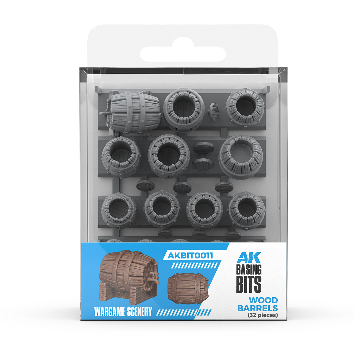 3D-печать BASING BITS Деревянные бочки / Wood Barrels - AKBIT0011
