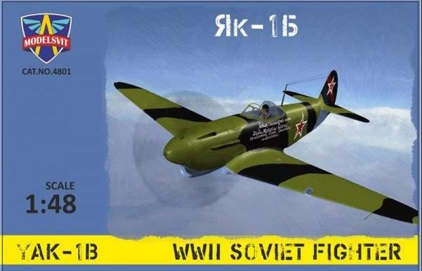 1:48 Сборная модель Советский истребитель Яковлев Як-1Б - 4801-1