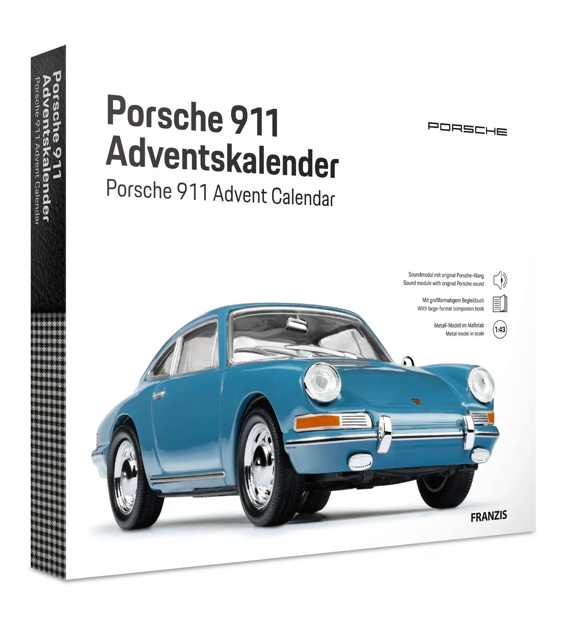 1:43 Сборная модель Porsche 911 (1965), синий - 67664