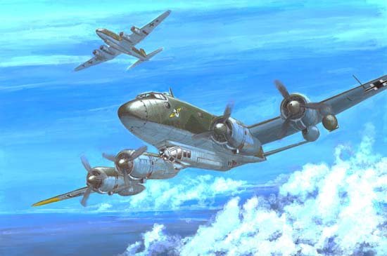 1:72 Сборная модель Самолет  FW 200 C-3 Condor - 01637