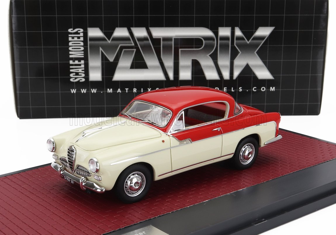 1:43 ALFA ROMEO 1900 Super Boano Primavera (1955), White Red - MX40102-083