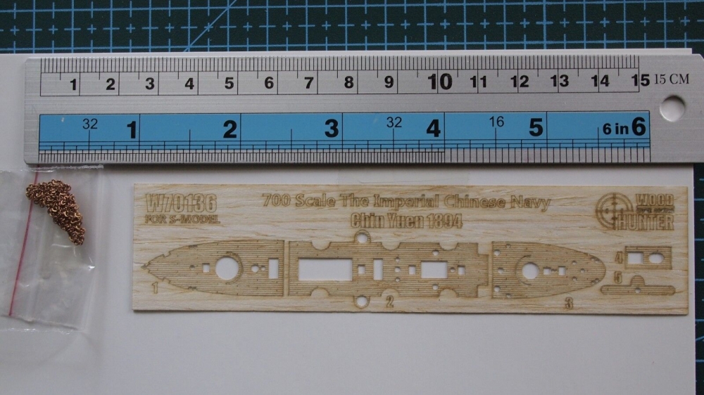 1:700 Набор деталей The Imperial Chinese Navy Chin Yuen 1894 (S-MODEL PS700005) - W70136
