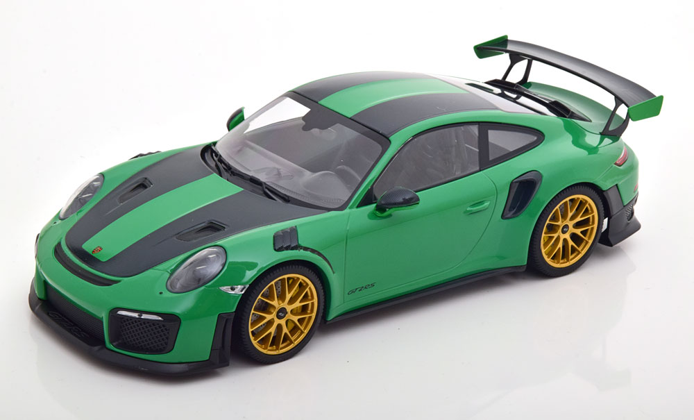 1:18 PORSCHE 911 (991/2) GT2 RS Weissach Package (2018), grün/schwarz - 153068318