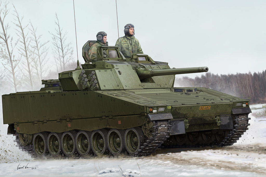 1:35 Сборная модель БМП Swidish CV9030 IFV - 83822