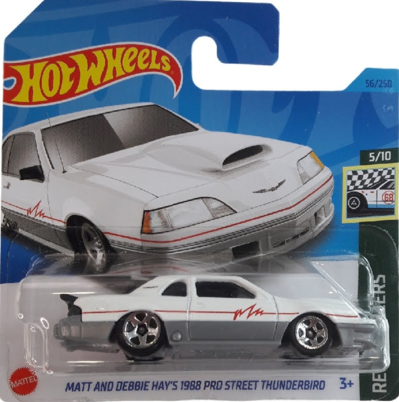 1:64 MATT AND DEBBIE HAY'S 1988 PRO Street Thunderbird, white - HKH05-M521