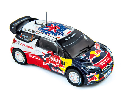 1:43 CITROEN DS3 WRC 'RED BULL' World Champion Rallye GB Loeb - Elena (2011) - 155353