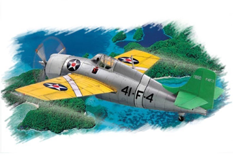 1:72 Сборная модель F4F-3 'Wildcat' Easy Assembly - 80219