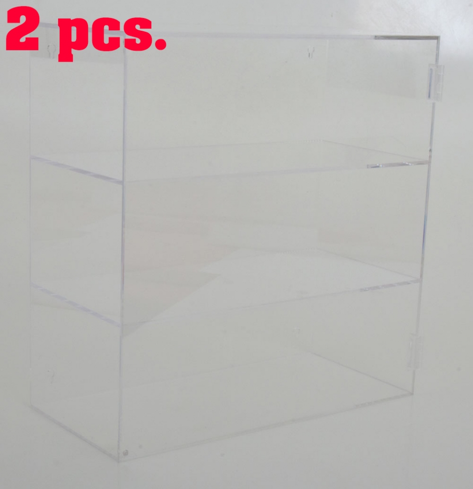 Бокс für 3 Modelle in 1:12, Maße: Länge 44cm, Tiefe 21cm, Höhe 45,5cm (2 Stück) - JC12/3-2