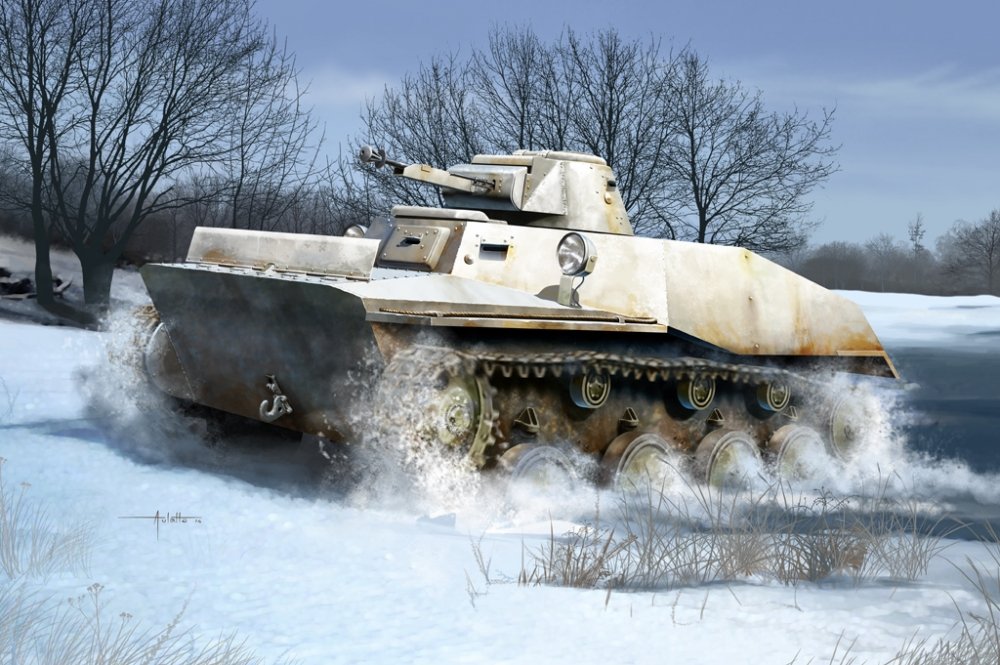 1:35 Сборная модель Легкий танк Russian T-40 Light Tank - 83825
