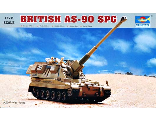 1:72 Сборная модель Британская САУ AS-90 - 07221