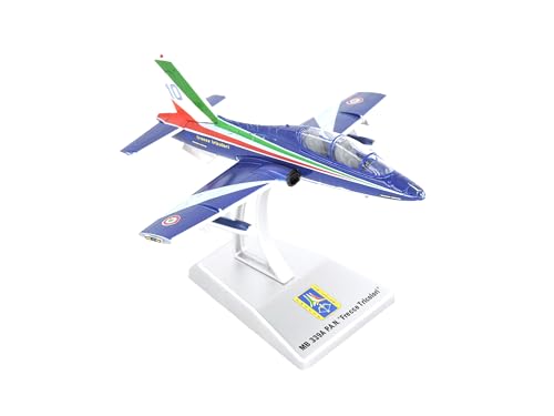 1:100 AERMACCHI Mb339a Airplane Livrea (2019) №10 Frecce Tricolori - Addestramento Acrobatico Italy, Blue White - IT48266