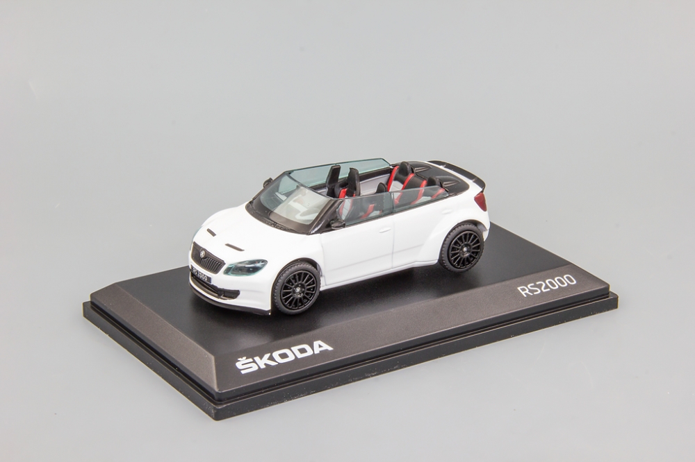 1:43 SKODA Fabia II FL RS2000 Concept (2011)  White - 804EGb