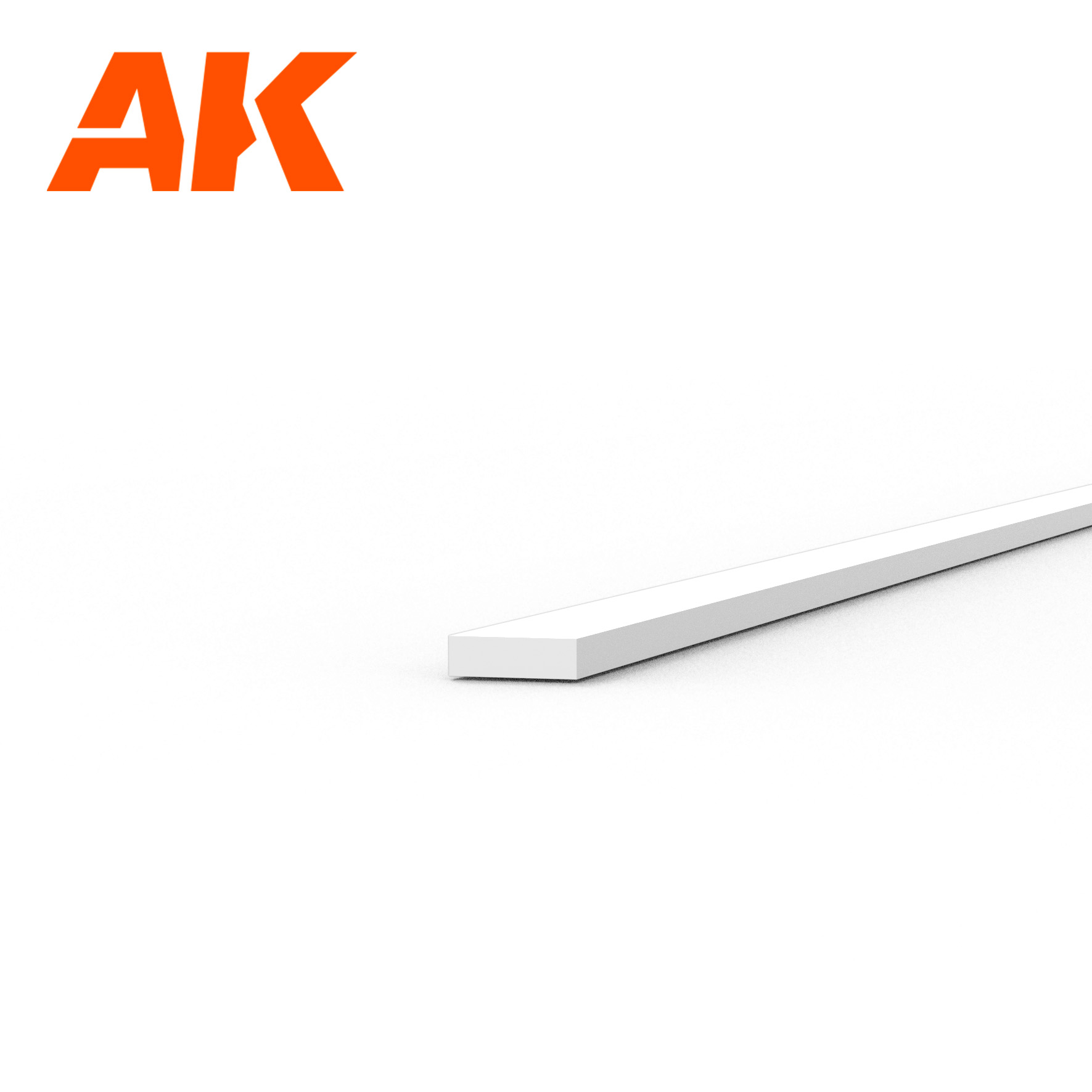 Strips 0.30 x 1.00 x 350mm - STYRENE STRIP - AK6502