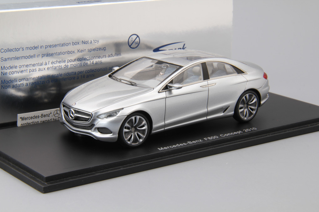 1:43 (Б/У) MERCEDES-BENZ F800 Concept (2010), silver - S1055-X1