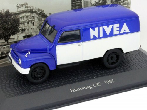 1:43 HANOMAG L28 'NIVEA' фургон (1953), blue / white - 7421124