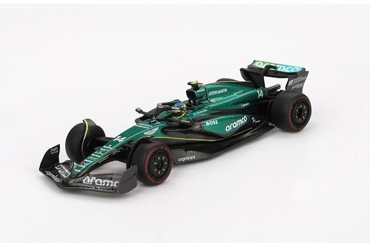 1:64 ASTON MARTIN AMR24 #14 GP F1 Bahrain Fernando Alonso (2024), green - MGT00999