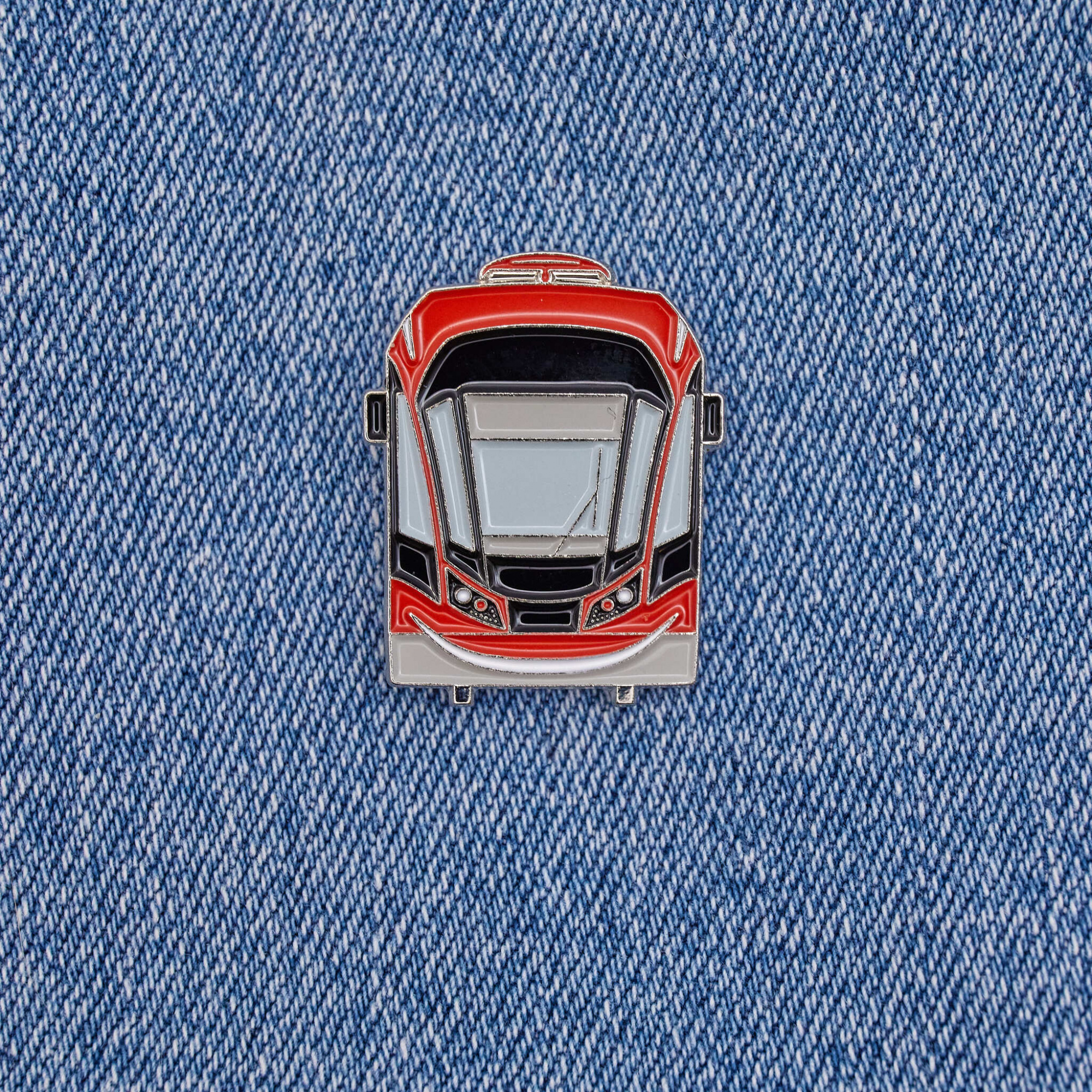 Значок 'Витязь-М', красный - TAG054