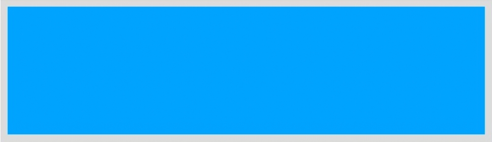 Декаль Цветовое поле голубое , 194 х 52 мм - DKD0205