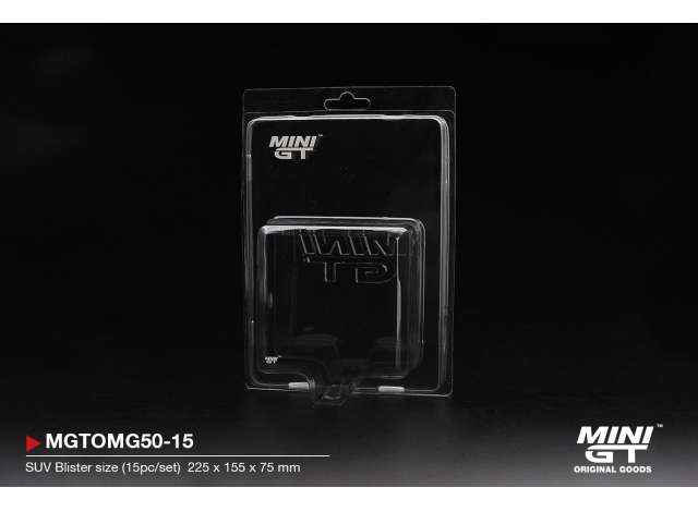 1:64 Набор защитных чехлов для блистеров MINI GT, тип B, 15 шт - MGTOM050-15