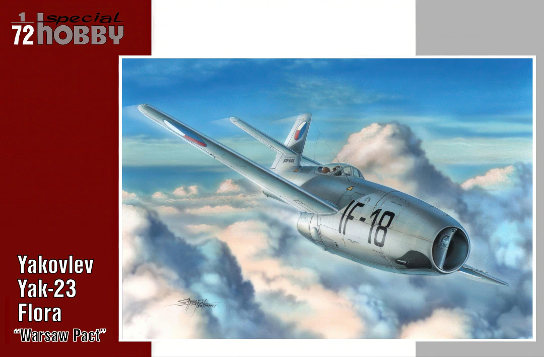 1:72 Сборная модель Yakovlev Yak-23 Flora 'Warsaw Pact' - SH72242