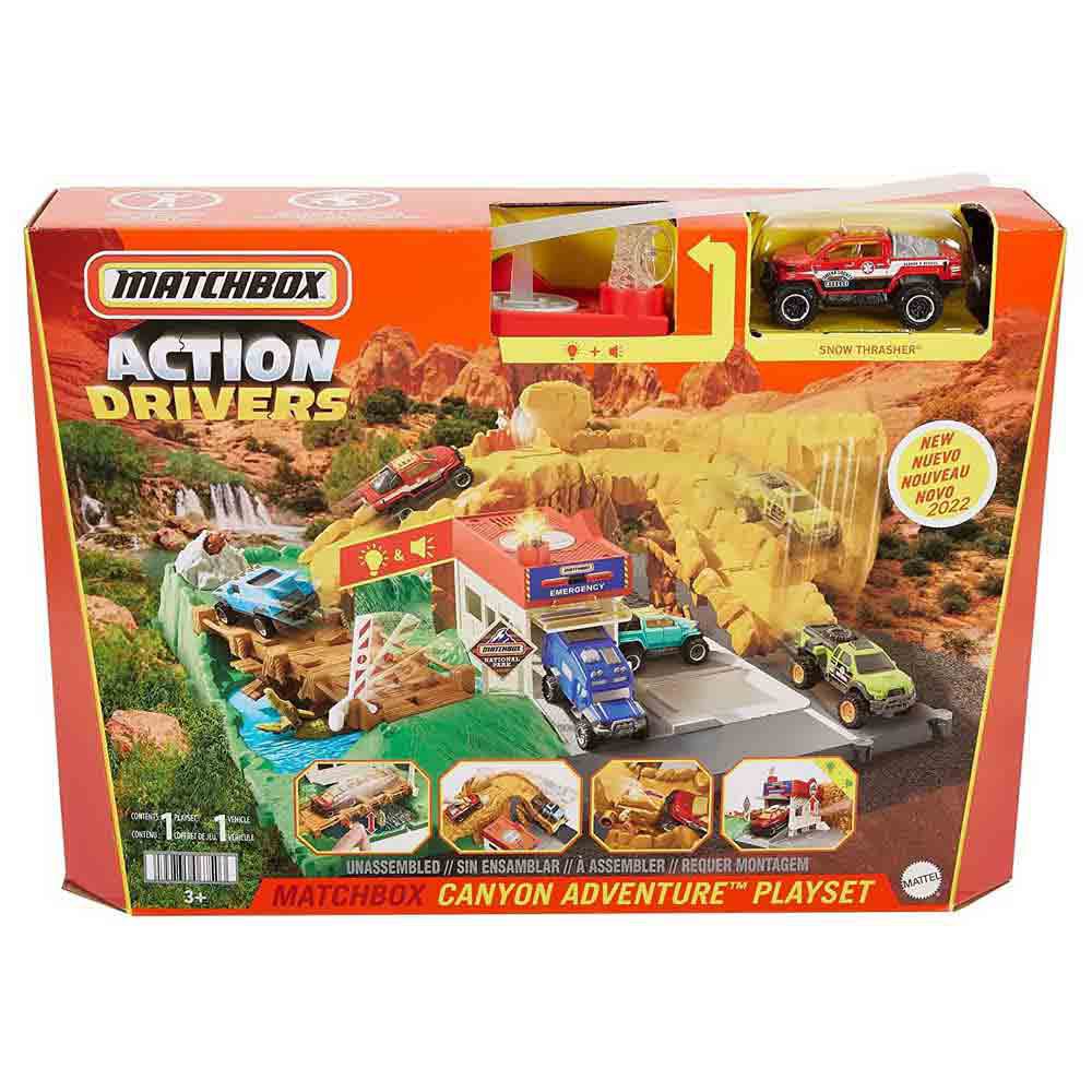 1:64 Игровой набор Matchbox Canyon Adventure Playset - HBD74_HHH32