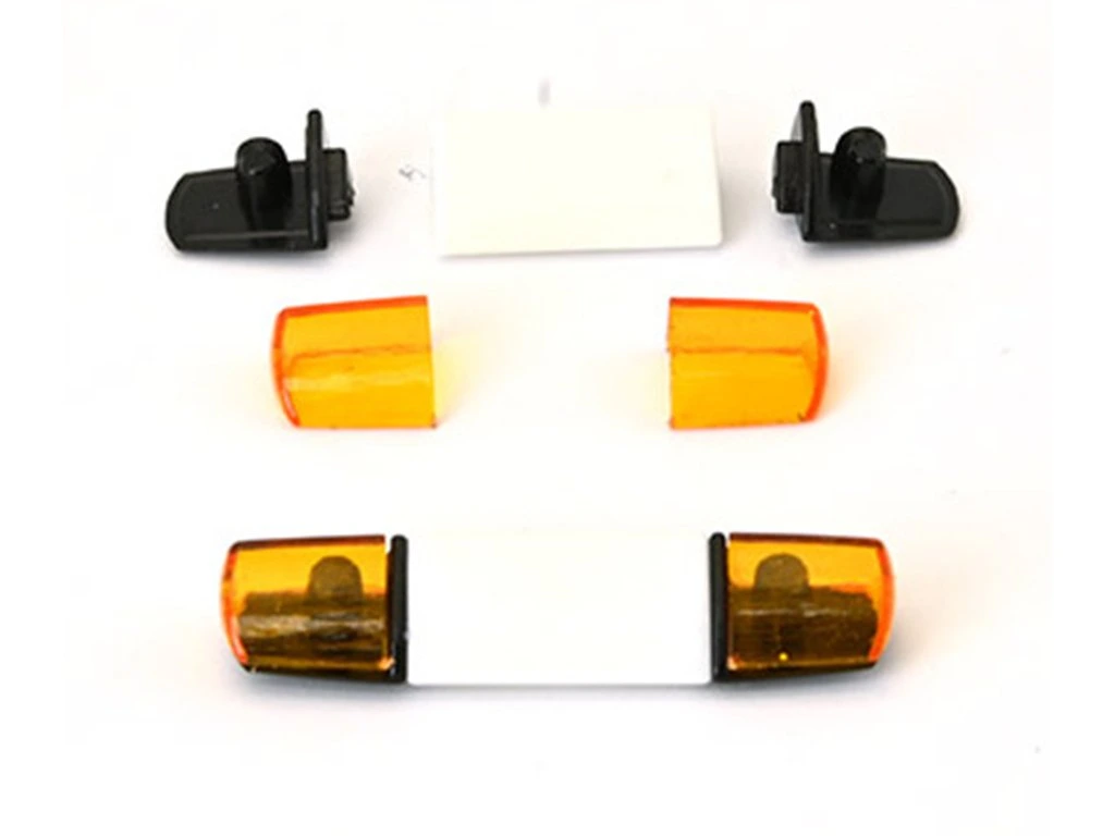 1:43 Проблесковый маяк Hella Light, белый/оранжевый - B-43-021O