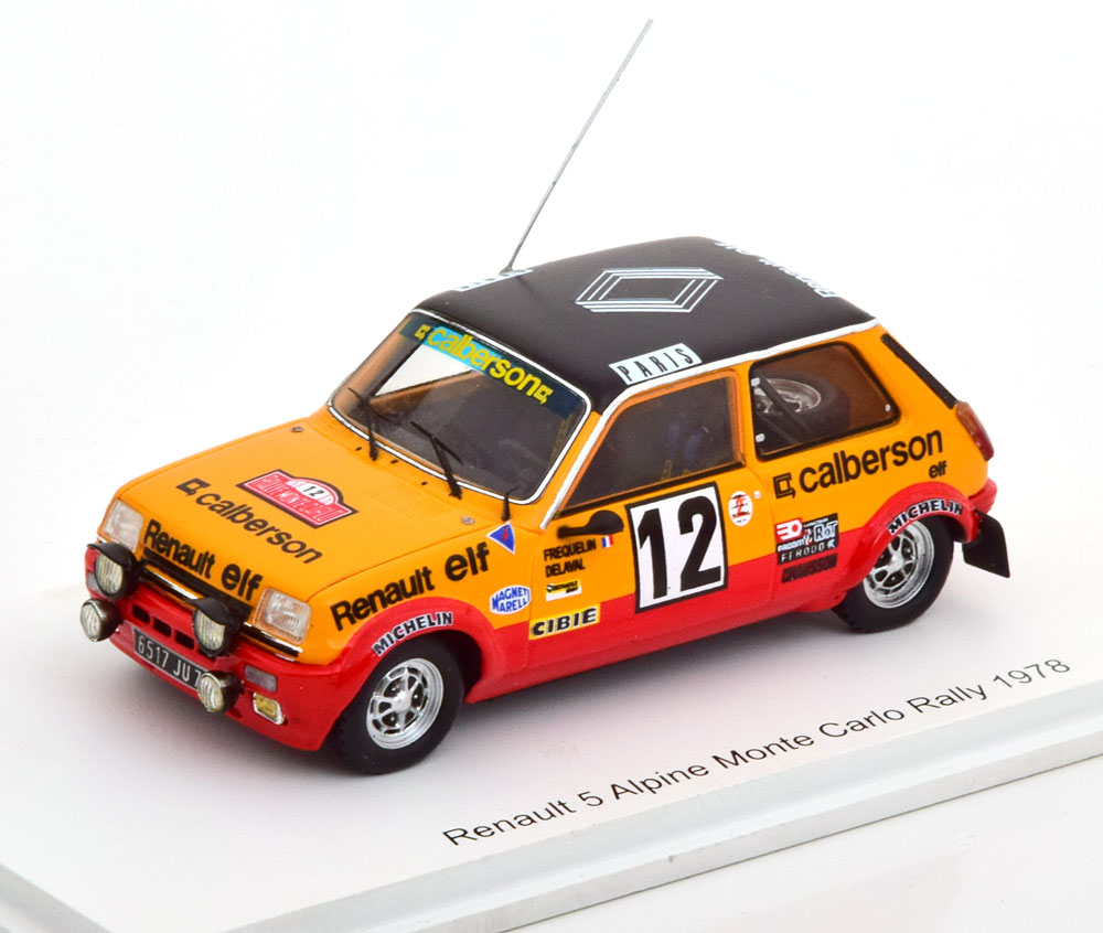 1:43 RENAULT 5 Alpine №12 Rally Monte Carlo, Frequelin/Delaval (1978) - S6035