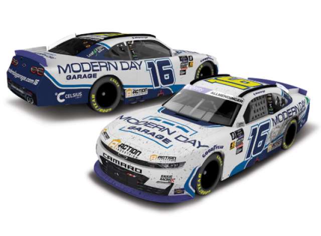 1:64 Chevrolet #16 AJ Allmendinger *Modern Day Garage*, white/blue 2024 - W162465MDGAJC