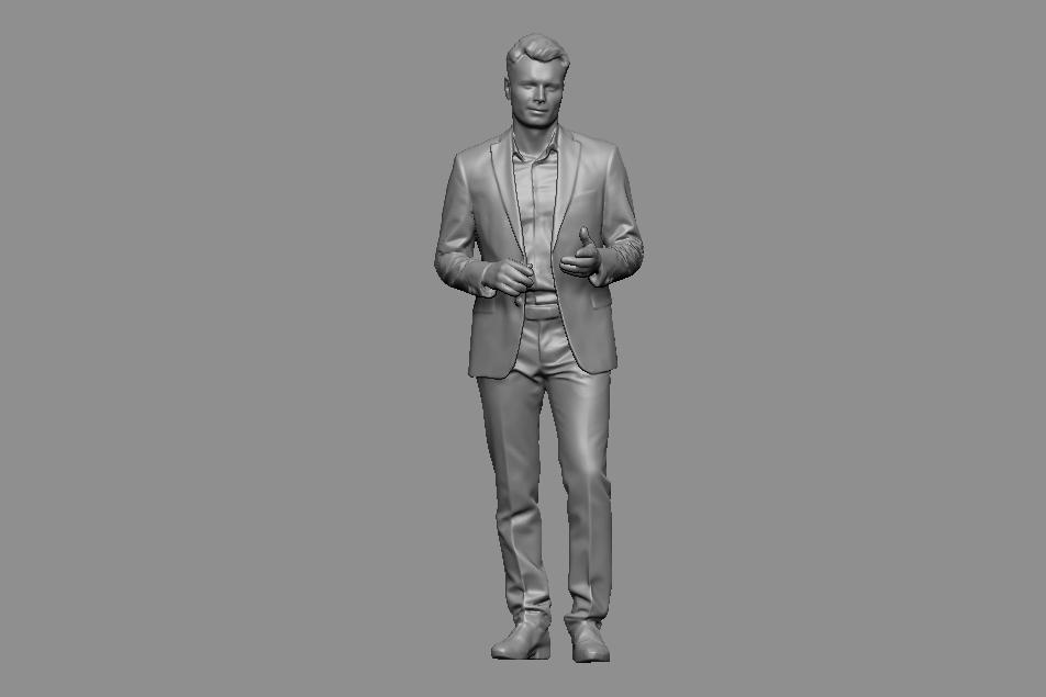 1:43 Фигурка Элегантный мужчина (под покраску) - К-129р