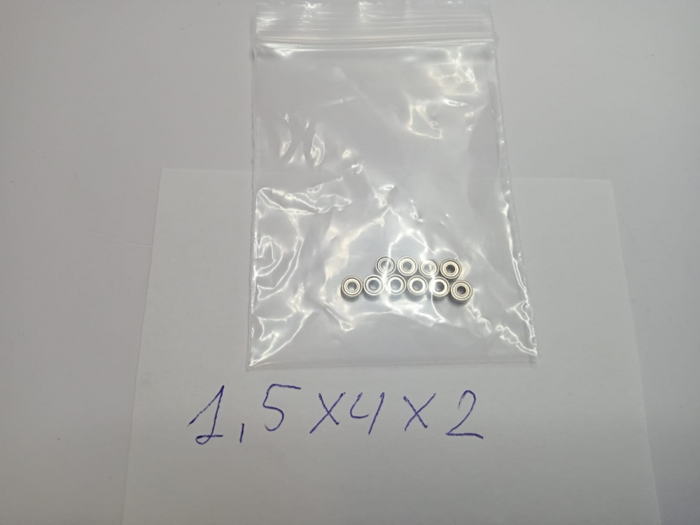 Подшипники 1.5Х4Х2, 10 шт - MSH099