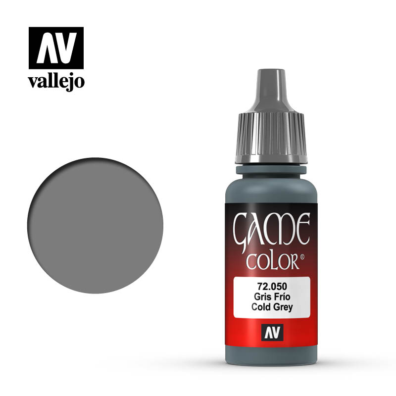 Акриловая краска Game Color Cold Grey (Холодный серый) 17 мл. - 72050