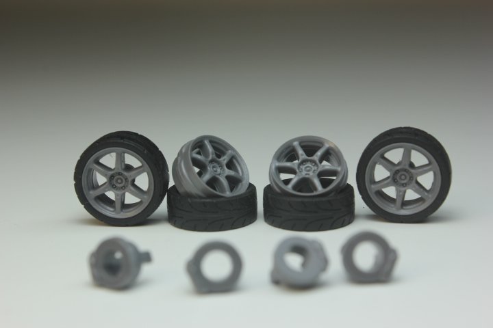 1:43 Комплект колес #39 - KD039