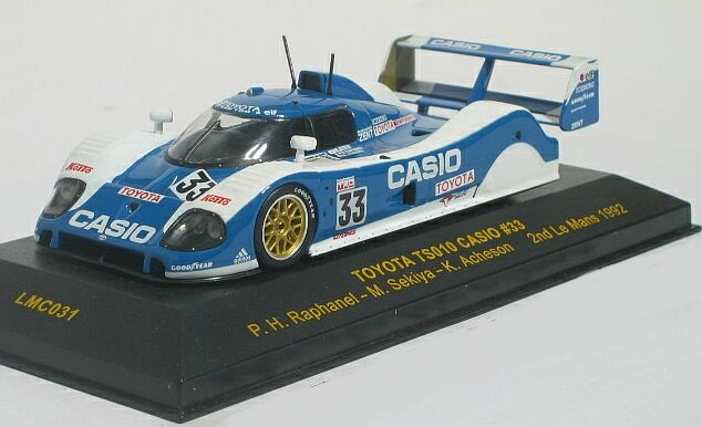 1:43 TOYOTA TS010 No 33 2nd 24h Le Mans, Raphanel / Sekiya / Acheson (1992) - LMC031