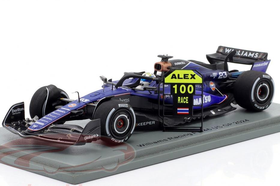 1:43 WILLIAMS FW46 №23 USA GP (Austin) Formula 1 Alexander Albon (2024) - S9559
