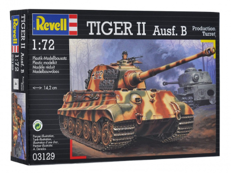 1:72 Сборная модель Танк Tiger Ii Ausf. B - 03129