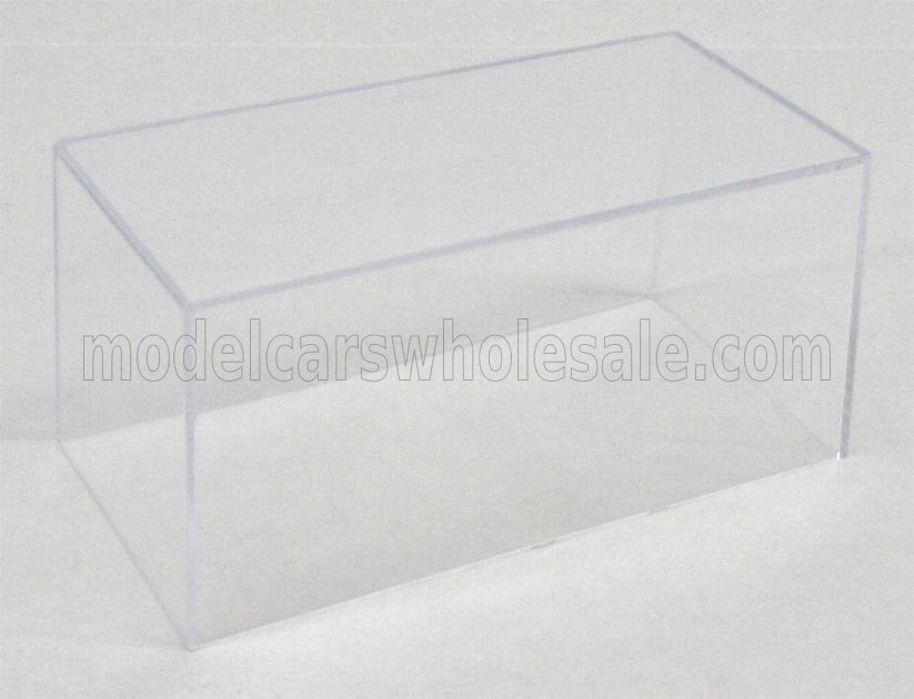 1:43 Plastic Display Box For Edicola ( Base Not Included ) Lungh.cm 13.3 X Largh.cm 6.8 X Alt.cm 6.2 (altezza Interna Cm 6.1) For Base Type Ferrari Collection - Alfa Collection - Nuestros Coches De Policia And Other - BOX1